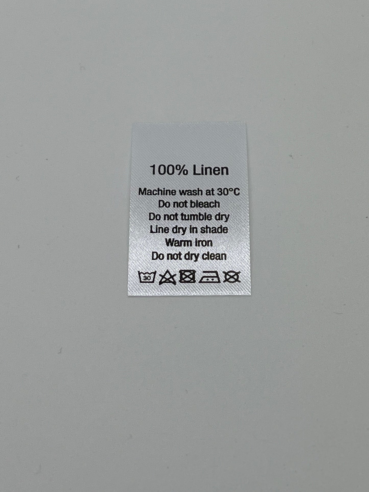 Poly-Satin Wash Care Labels various fibre contents (1)