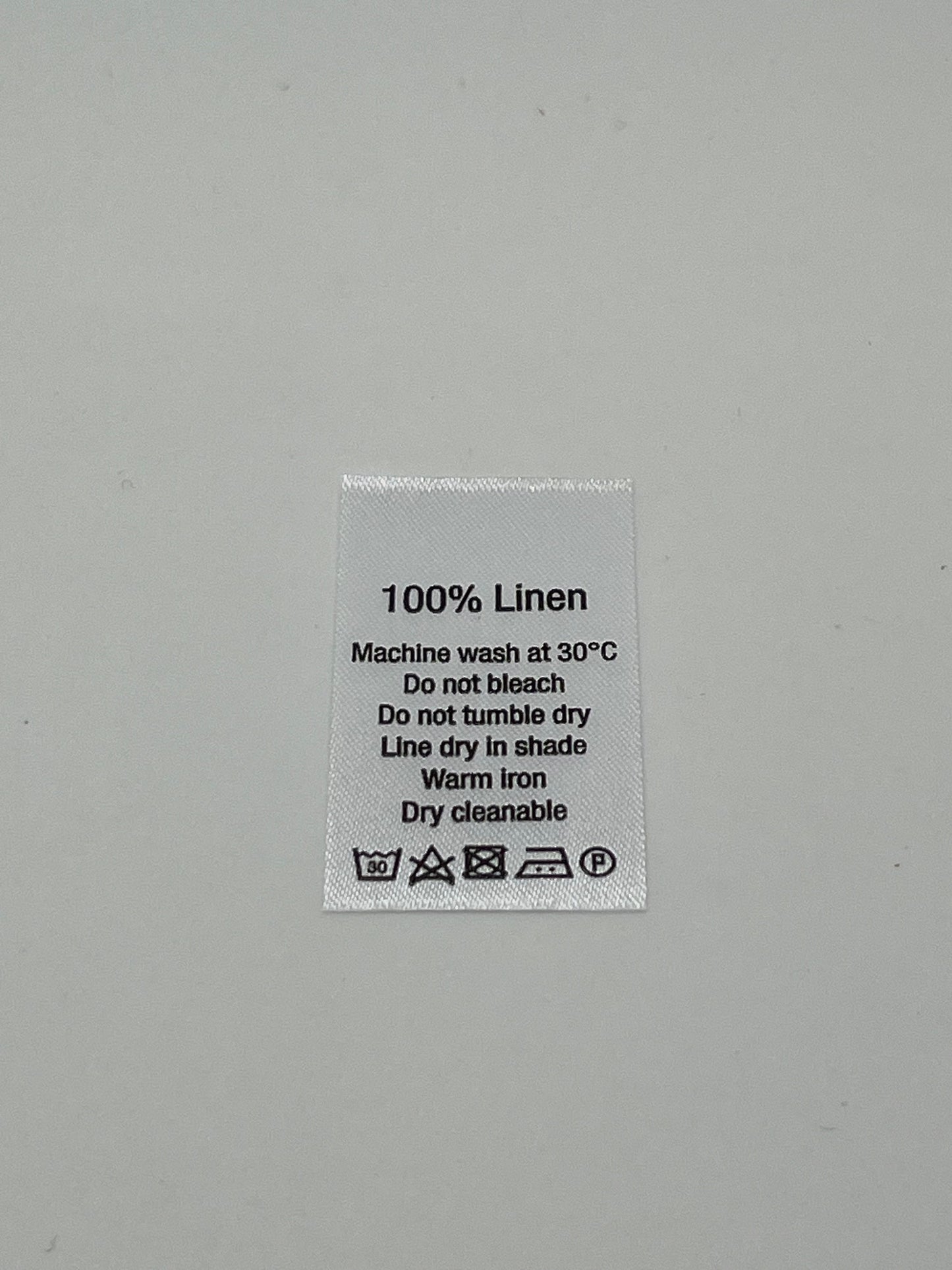 Poly-Satin Wash Care Labels various fibre contents (1)