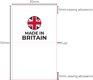 Made in Britain - Printed Label (REF B21)