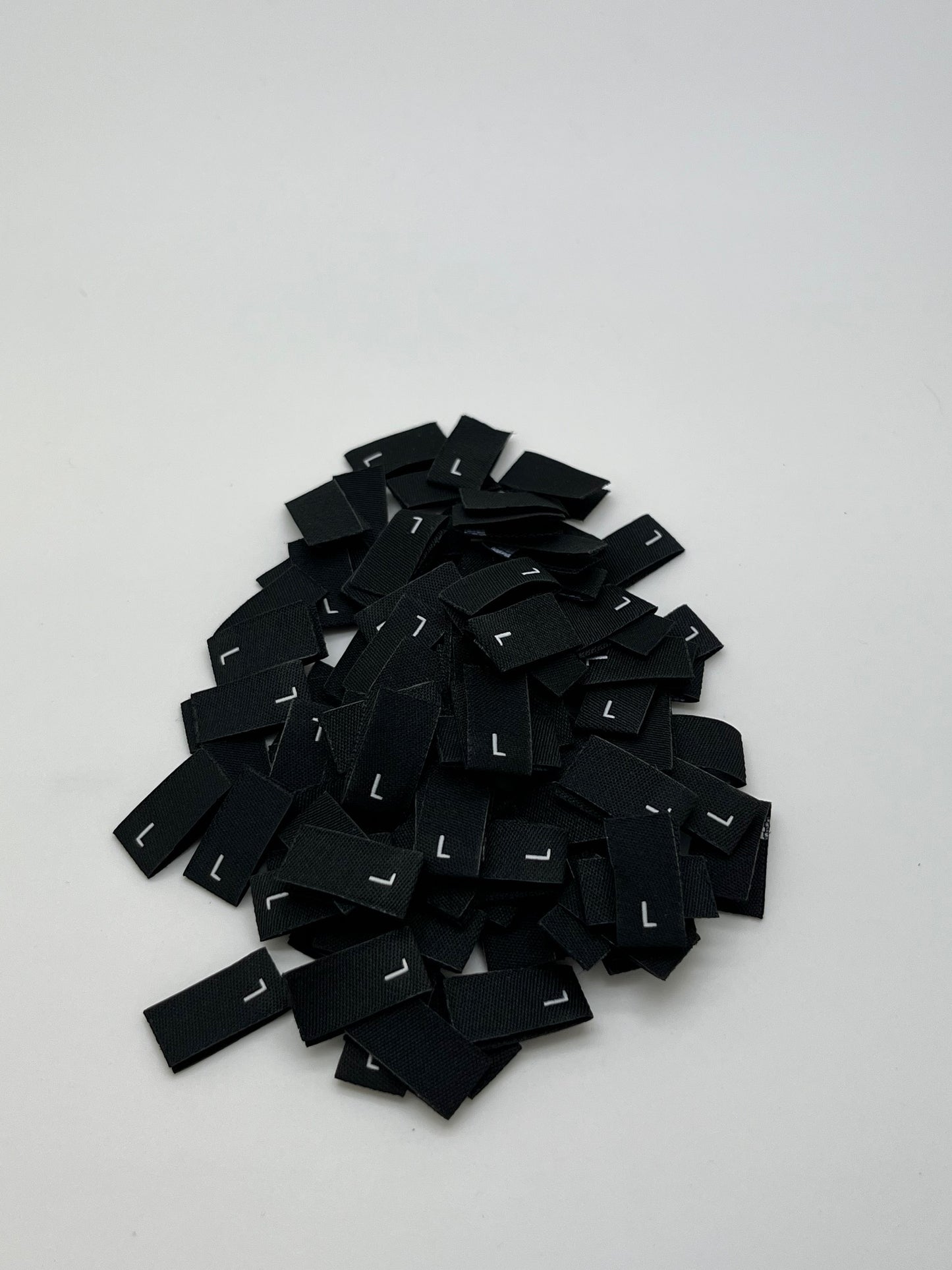 (XS -XL) – Black Size Labels