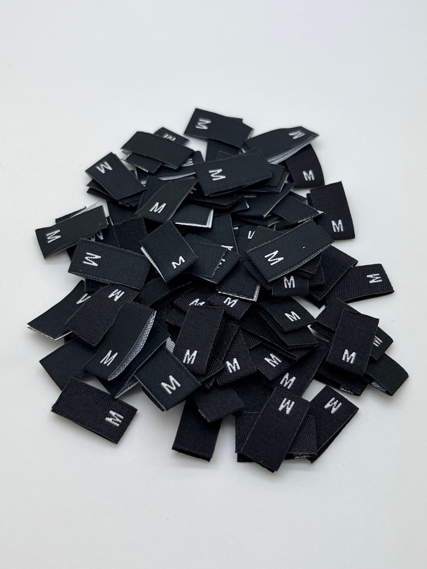 (XS -XL) – Black Size Labels