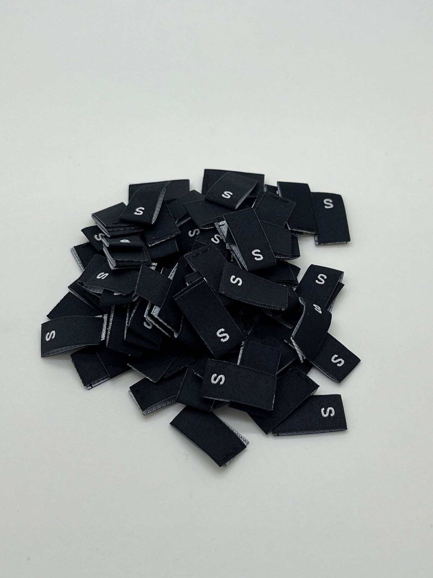 (XS -XL) – Black Size Labels