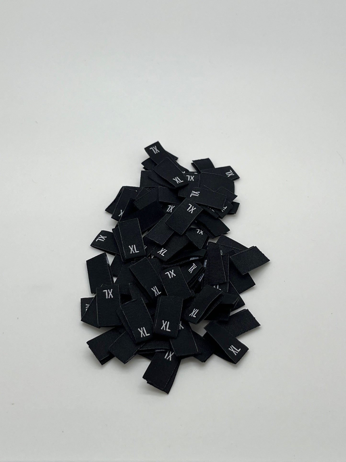 (XS -XL) – Black Size Labels