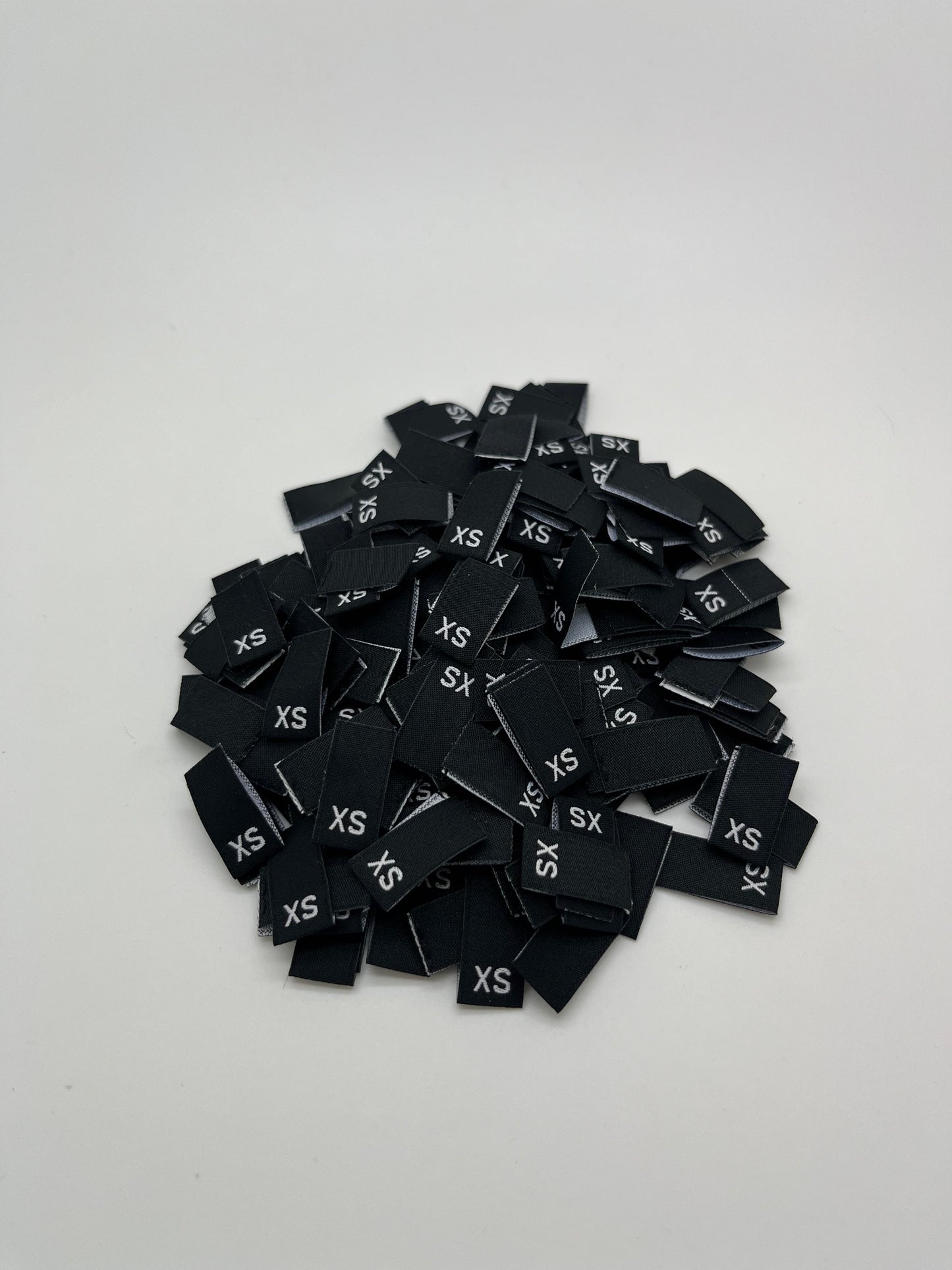 (XS -XL) – Black Size Labels