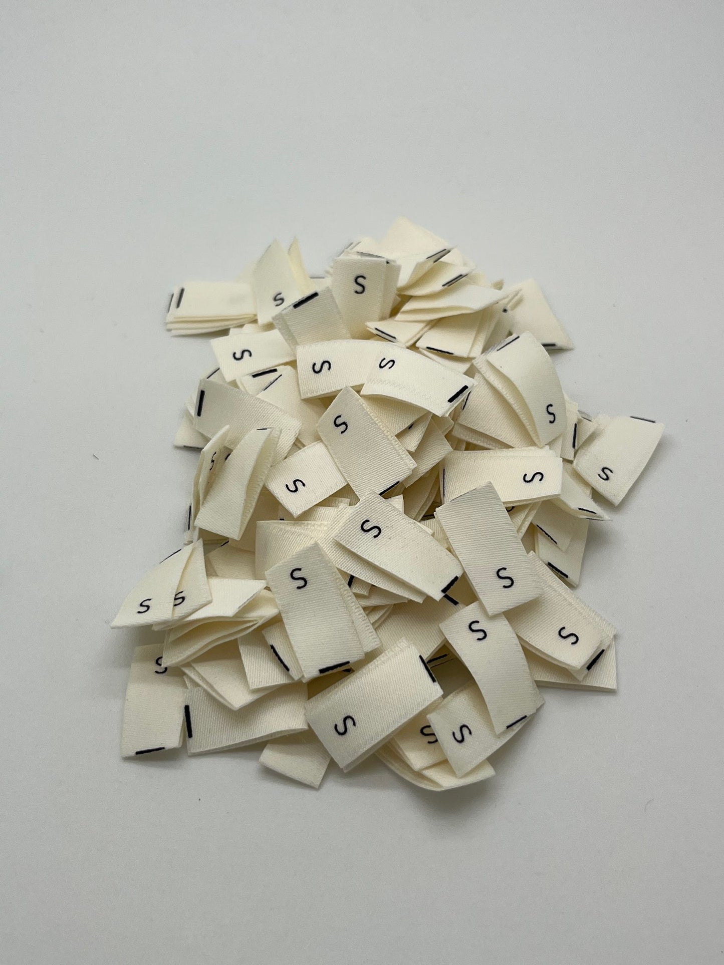 (XS – 2XL / S/M & M/L – Cream Size Labels