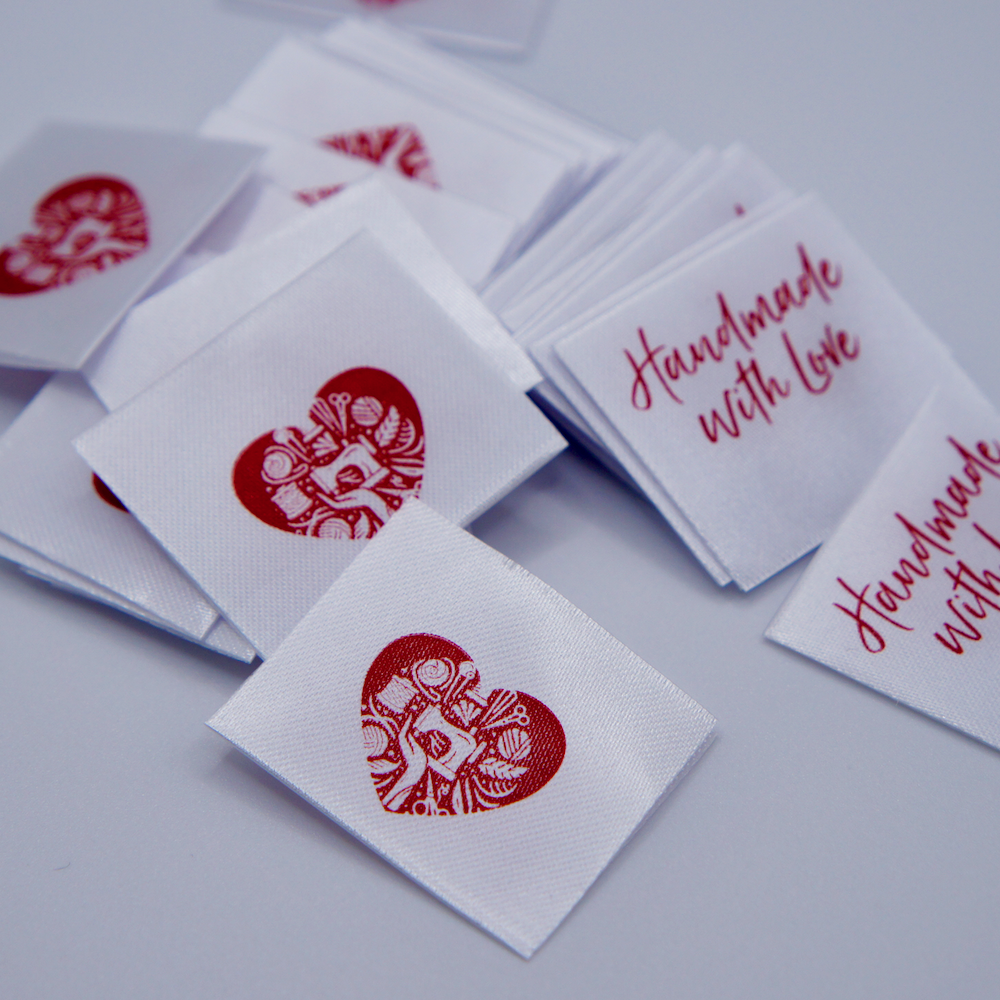 Handmade With Love - Printed Label (REF B19)