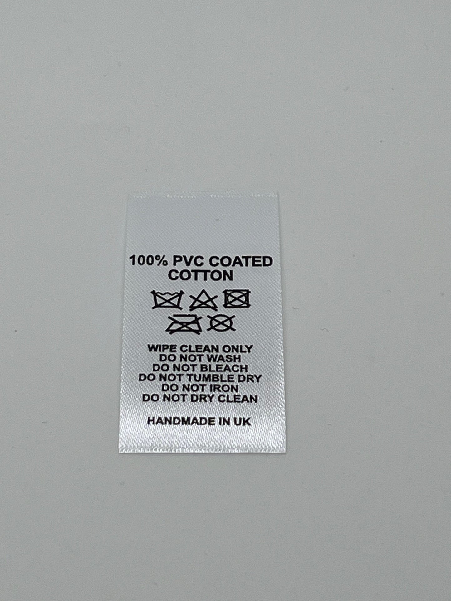 Poly-Satin Wash Care Labels various fibre contents (2)