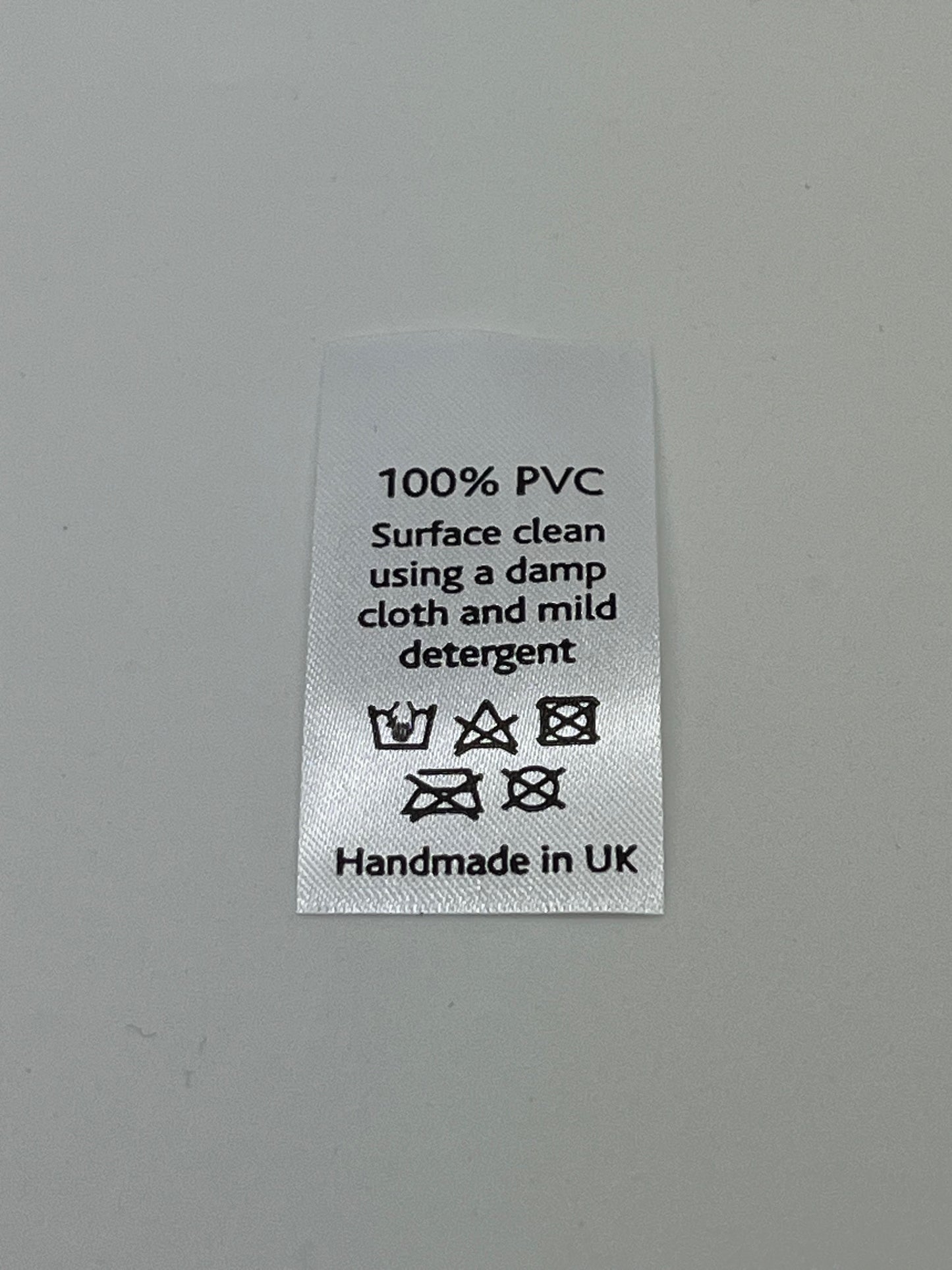 Poly-Satin Wash Care Labels various fibre contents (2)