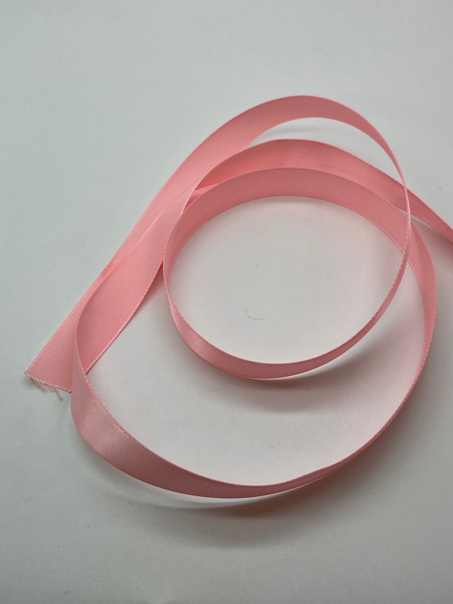Plain blush pink ribbon