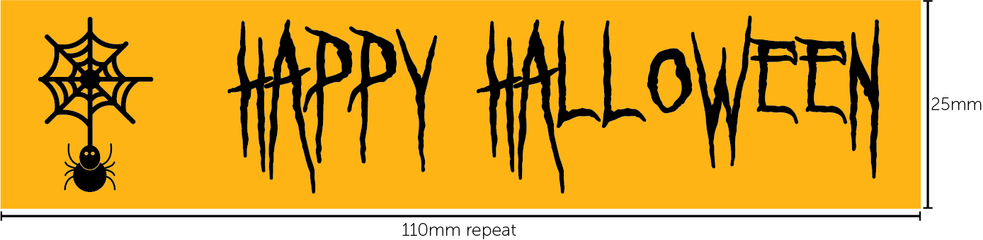 Decorative Halloween Ribbons