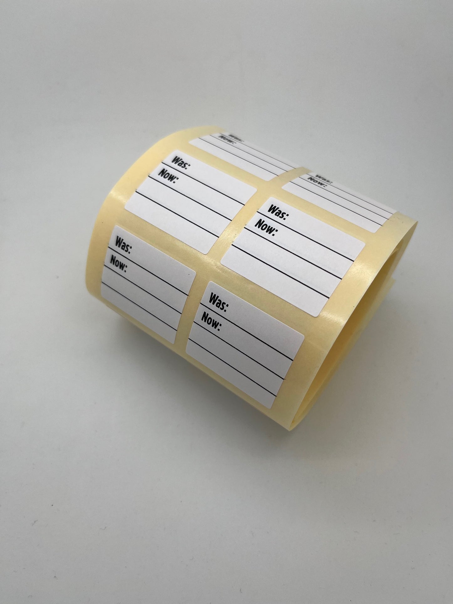 price change stickers WAS/NOW