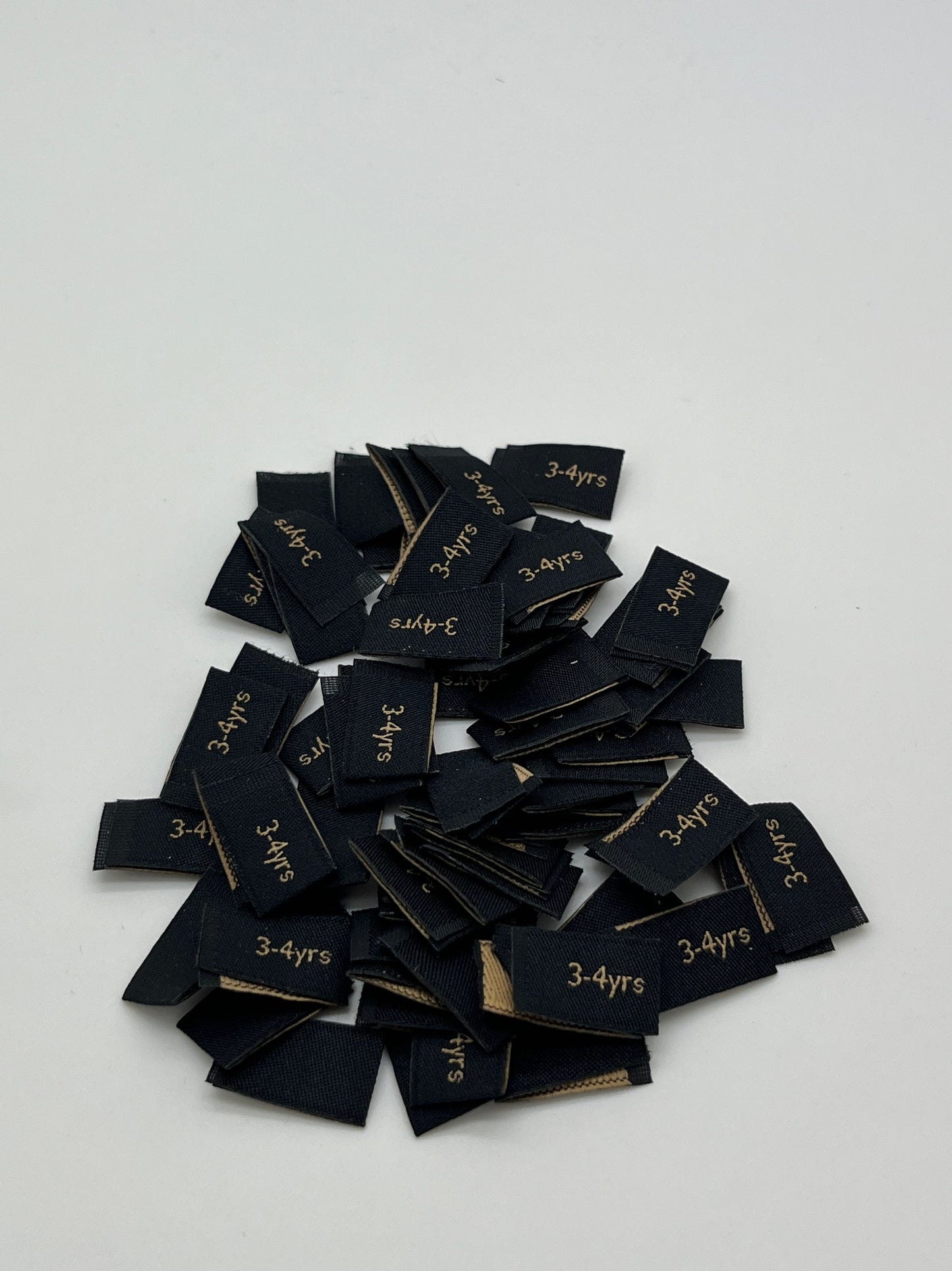 Children’s – Black Size Labels
