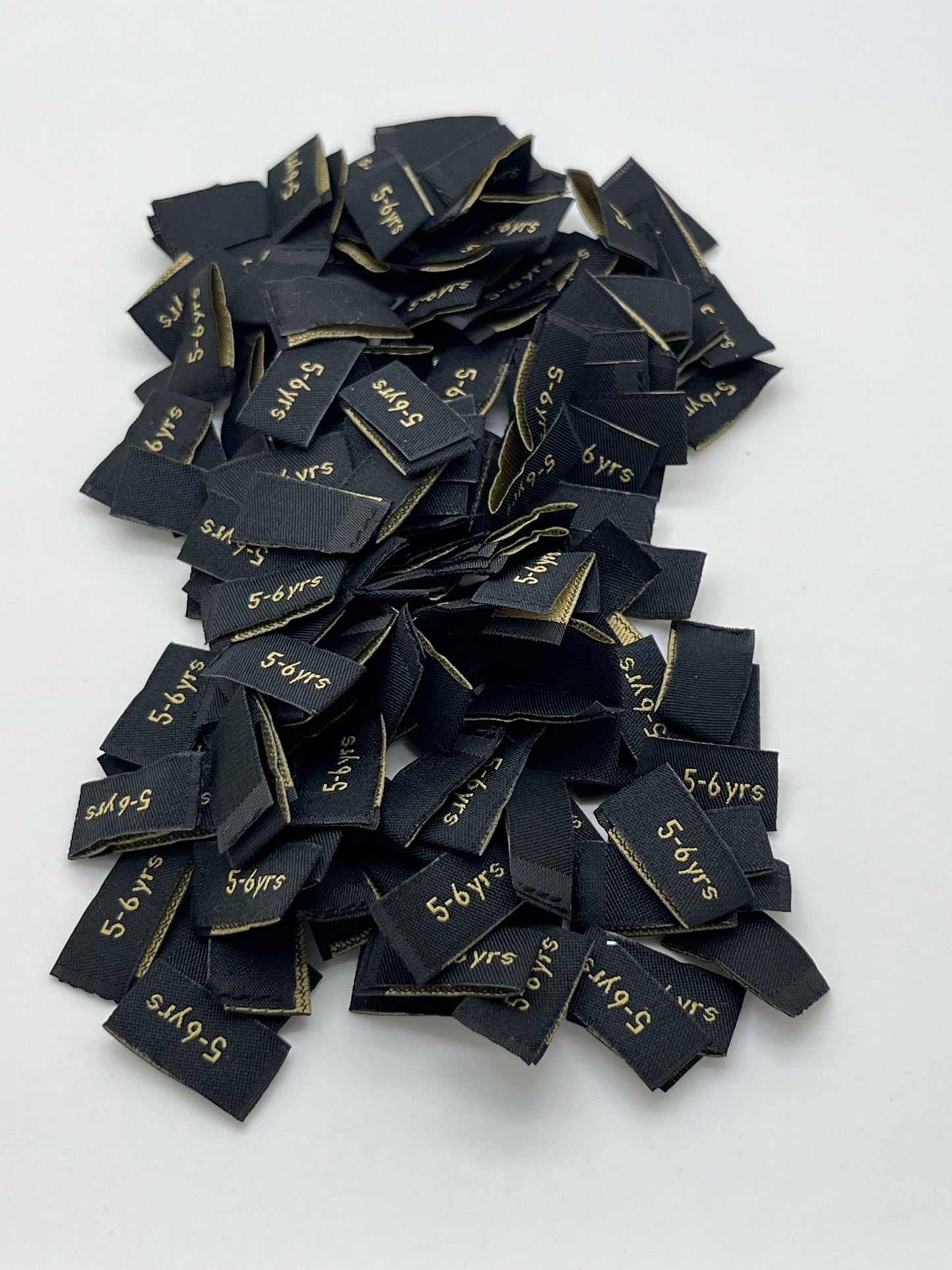 Children’s – Black Size Labels