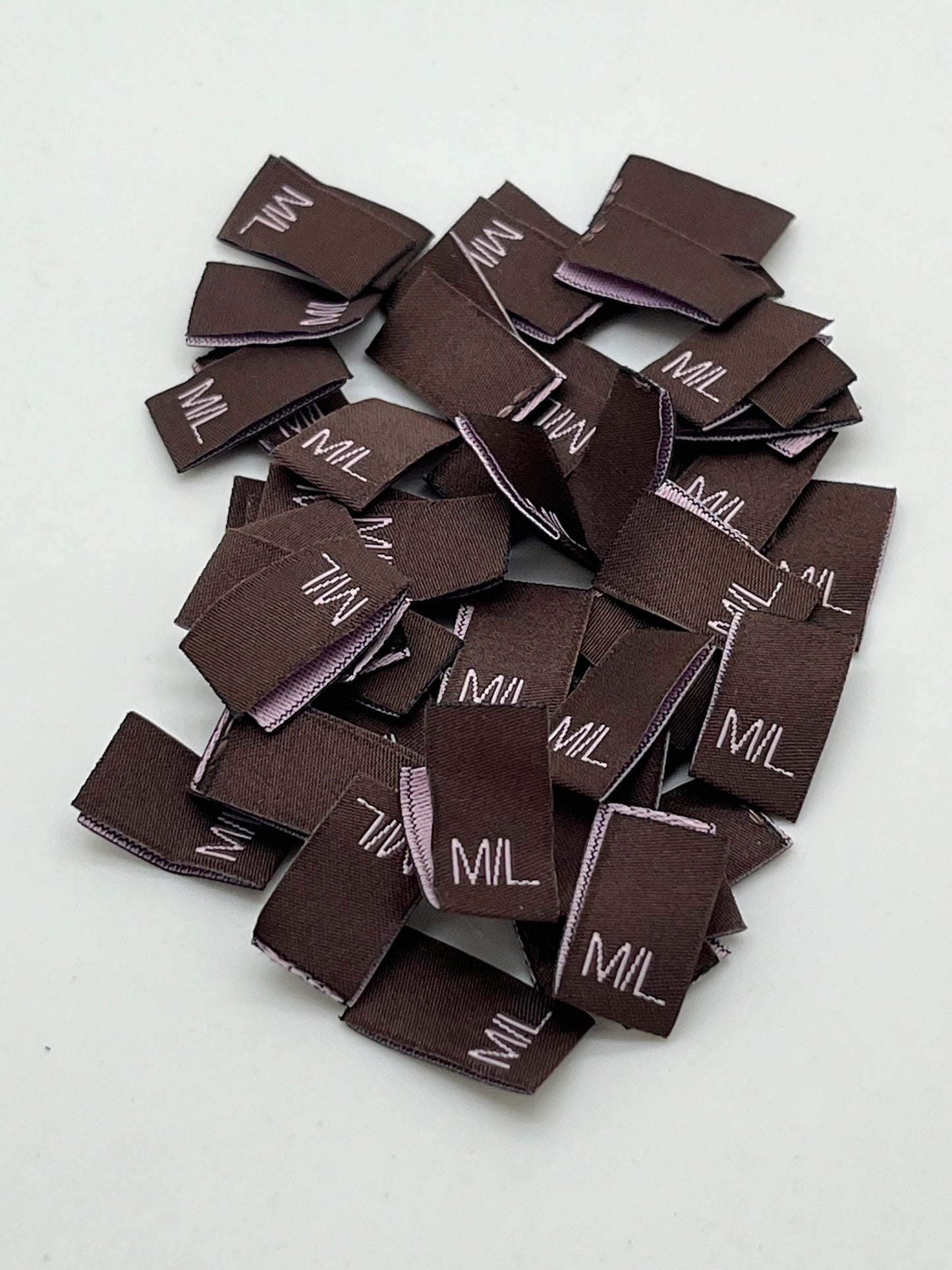 (S/M) & (M/L) – Brown Size Label