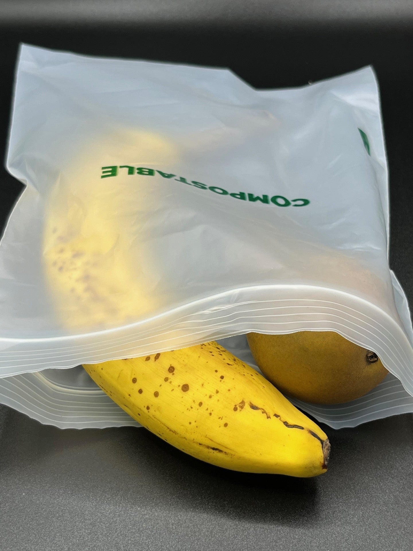 Biodegradable and compostable plastic free bags - resealable