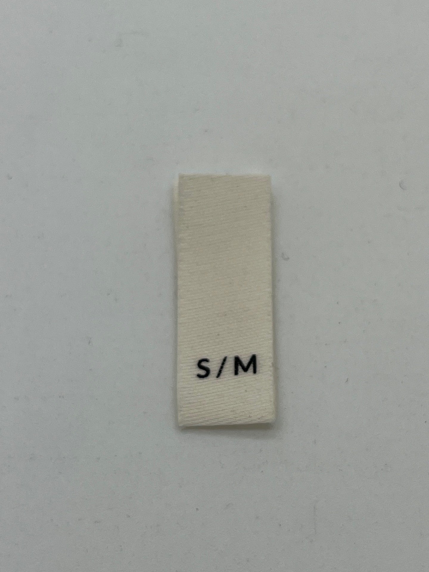 (XS – 2XL / S/M & M/L – Cream Size Labels