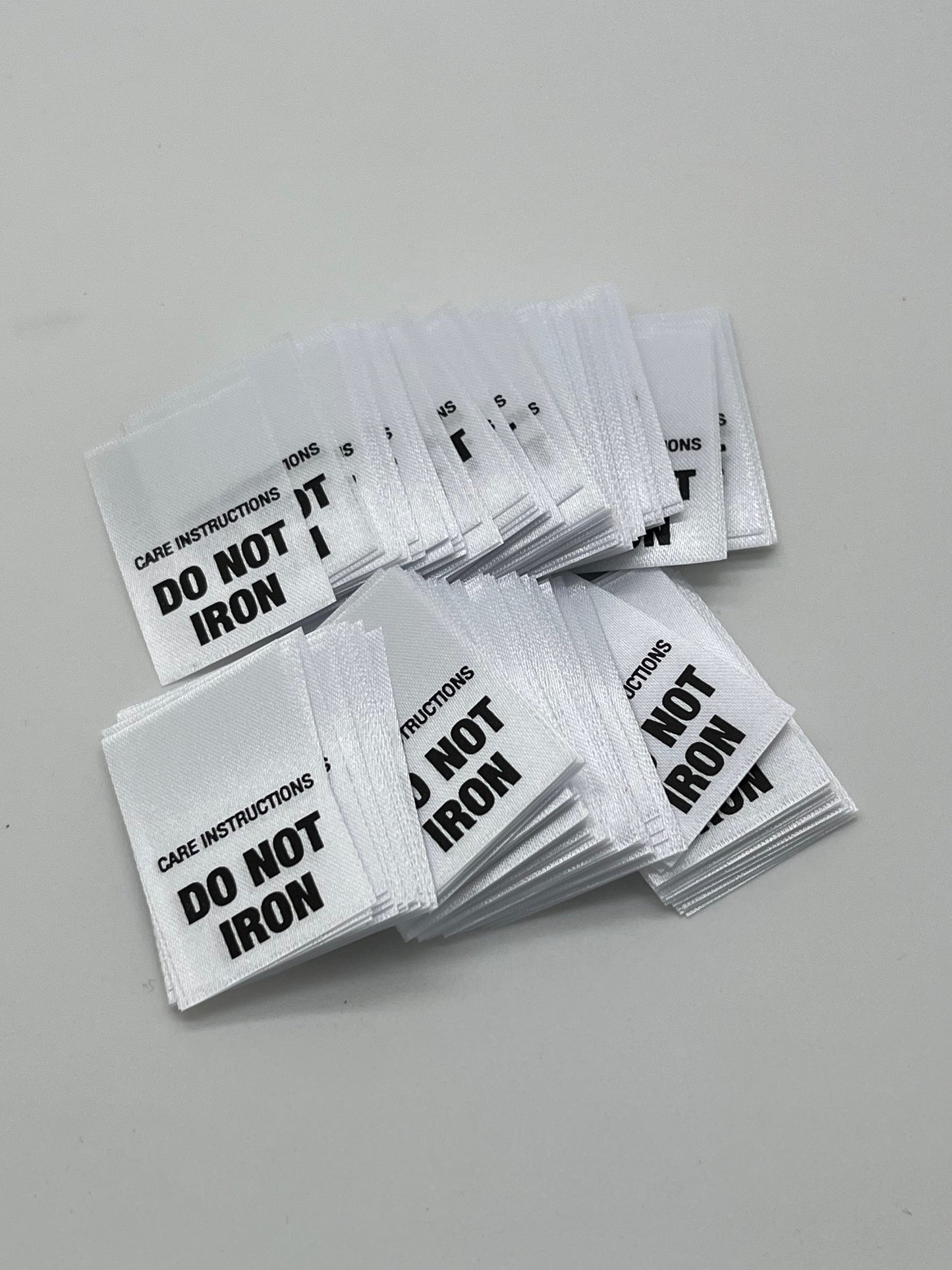 Worded Wash Instructions – Wash Care Labels