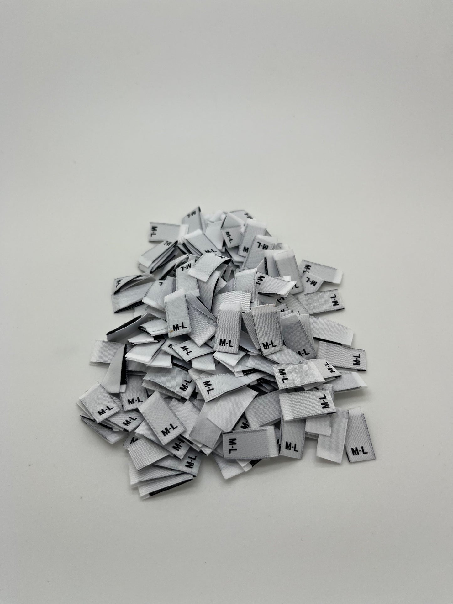 (S/M) & (M/L) – Black / White Size Labels
