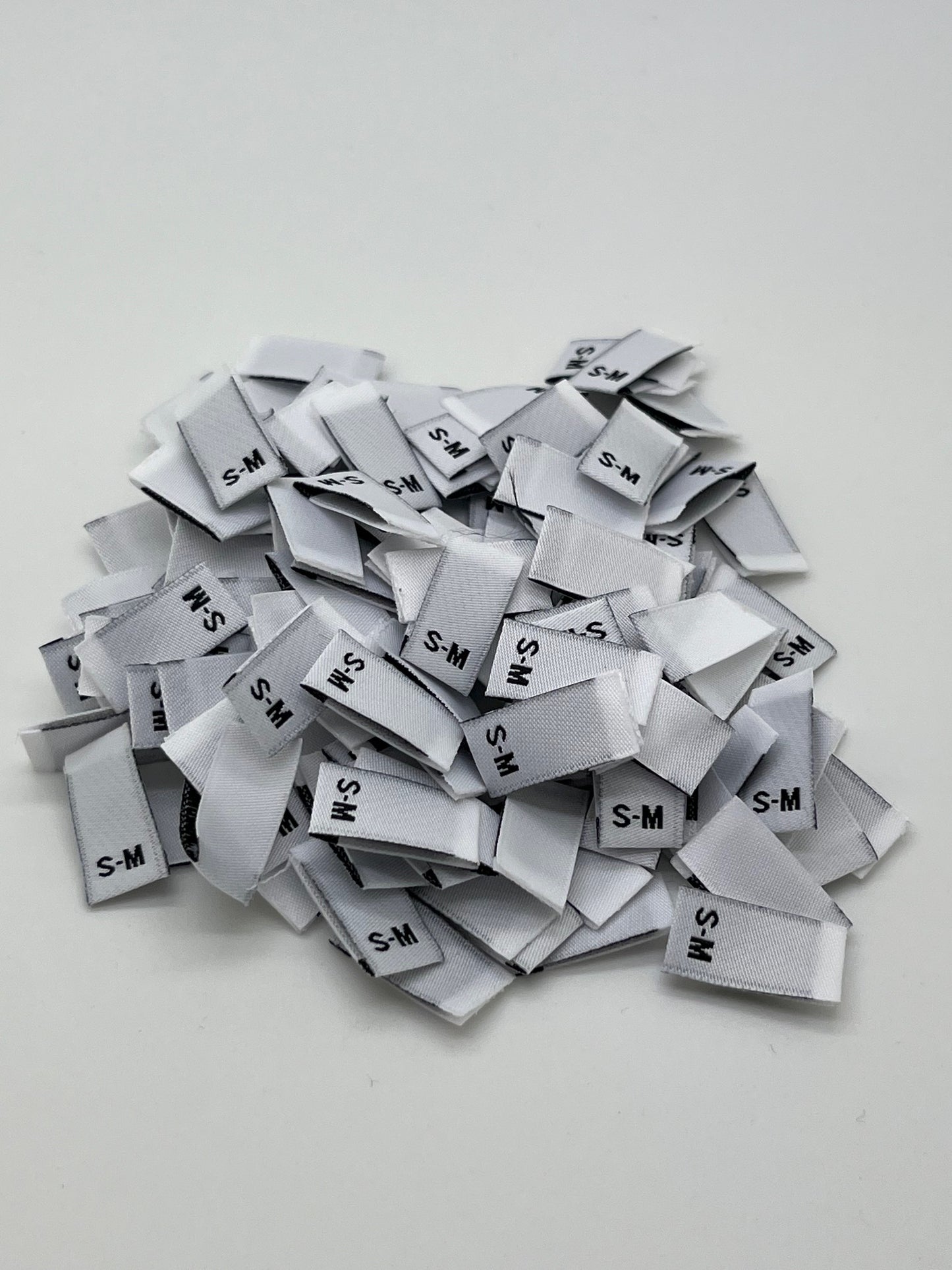 (S/M) & (M/L) – Black / White Size Labels