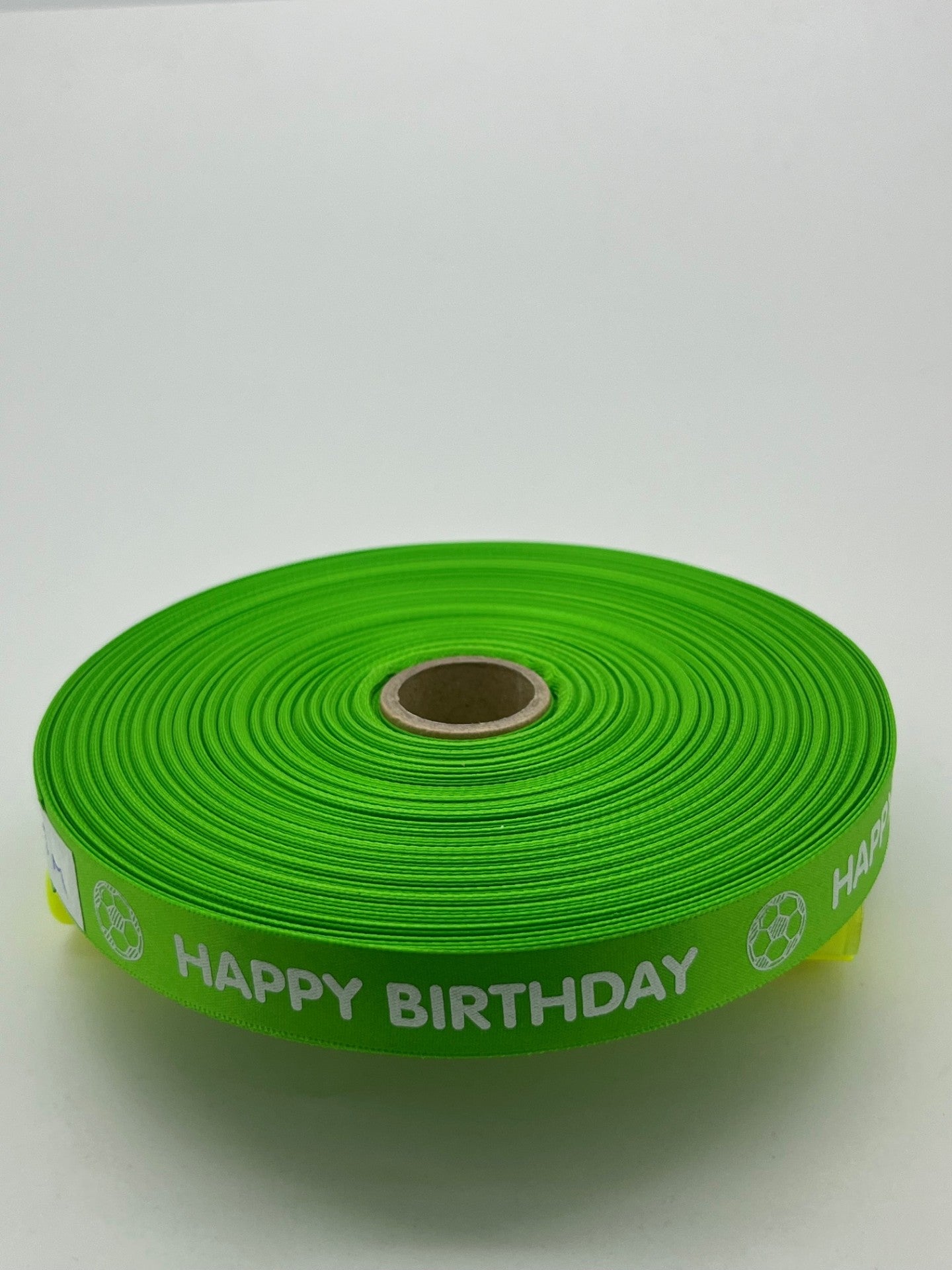Decorative "Happy Birthday" Ribbon in Green