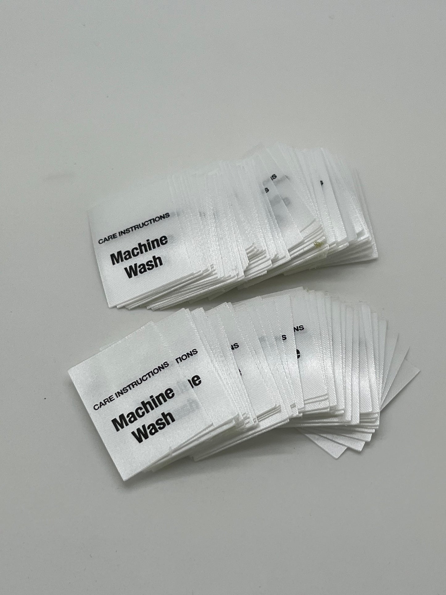Worded Wash Instructions – Wash Care Labels