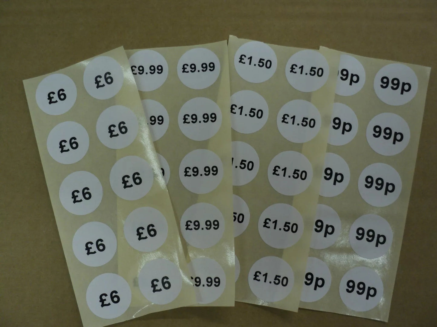 Price Stickers - adhesive paper sticker mix & match