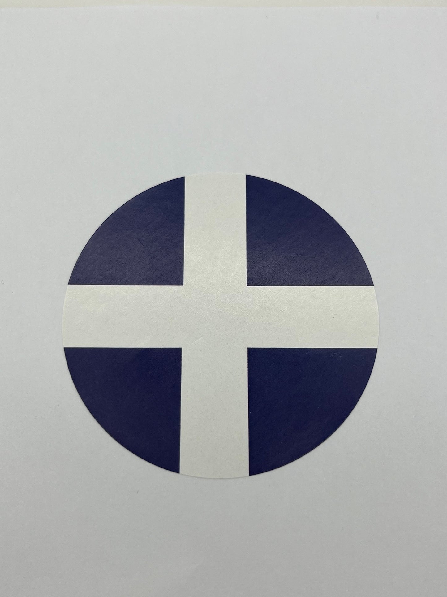 Country adhesive stickers 60mm circles