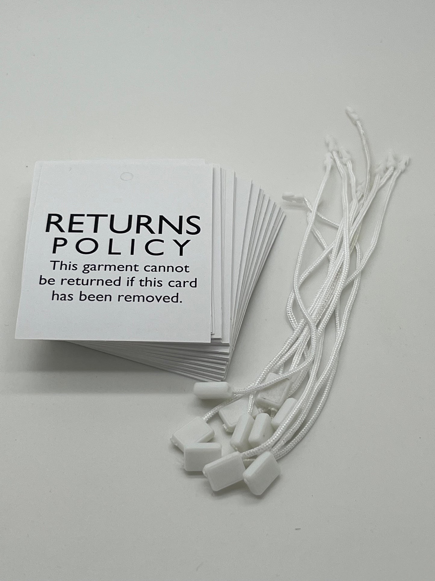 Returns Policy Swing Ticket