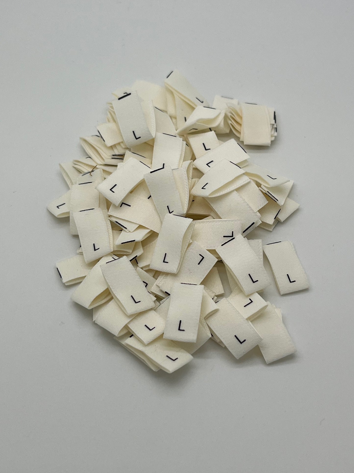 (XS – 2XL / S/M & M/L – Cream Size Labels