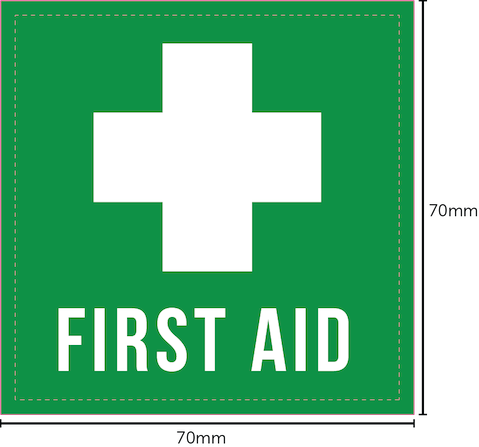 First Aid / First Responder - Woven Badges