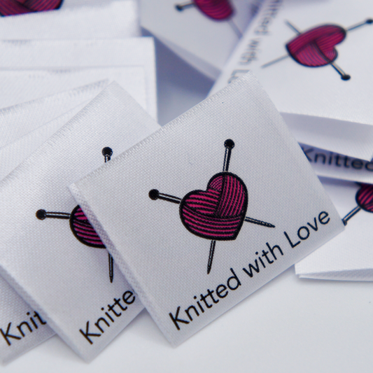 Knitted with Love - Printed Label (REF B18)