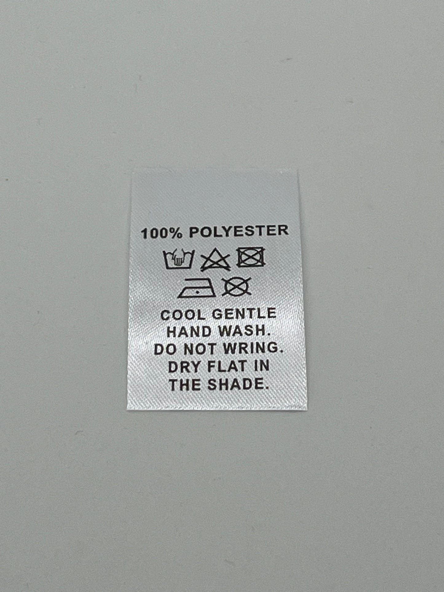 Poly-Satin Wash Care Labels various fibre contents (4)