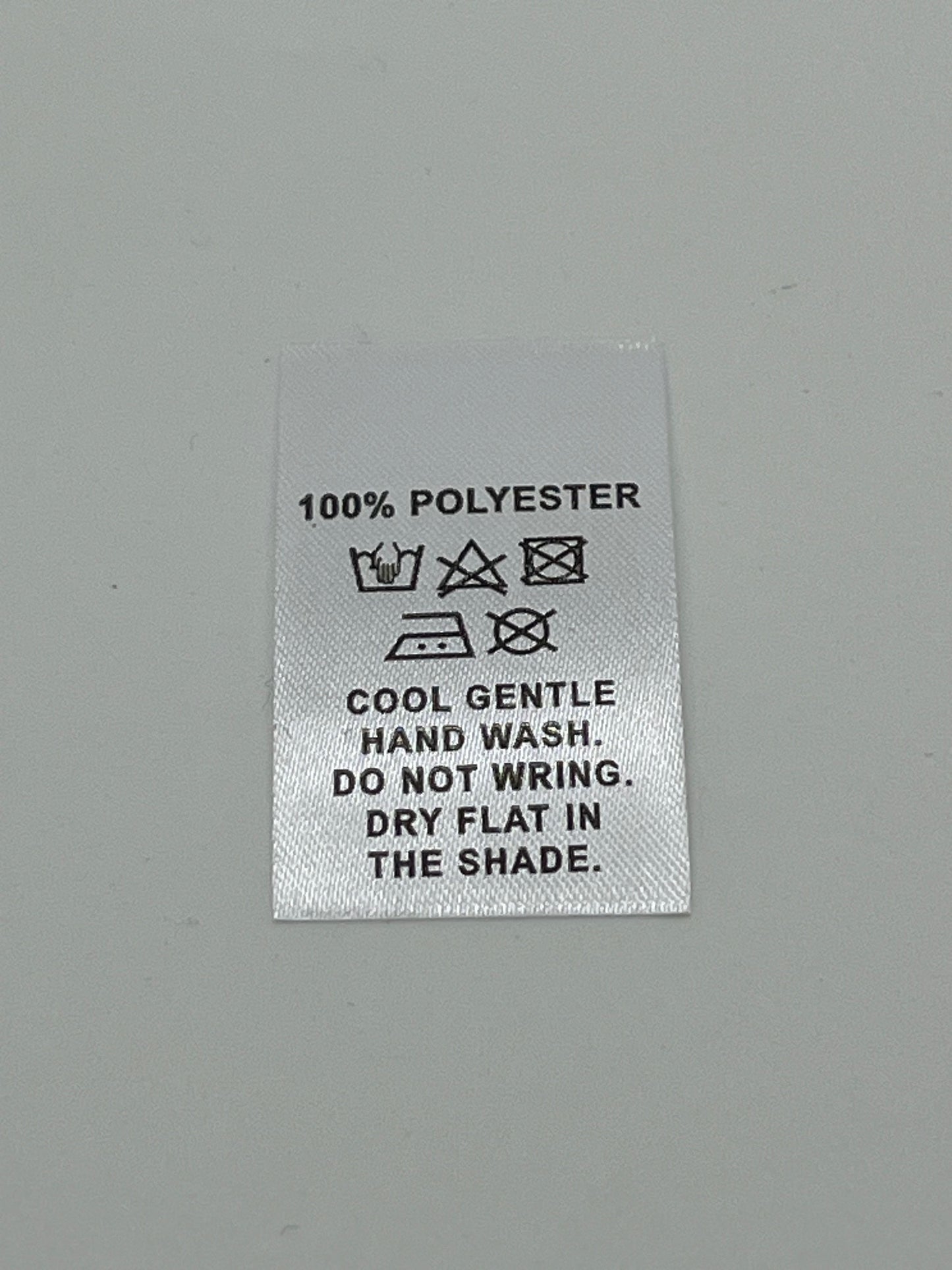 Poly-Satin Wash Care Labels various fibre contents (4)