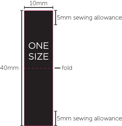One Size (OS) – Sew in Size Label