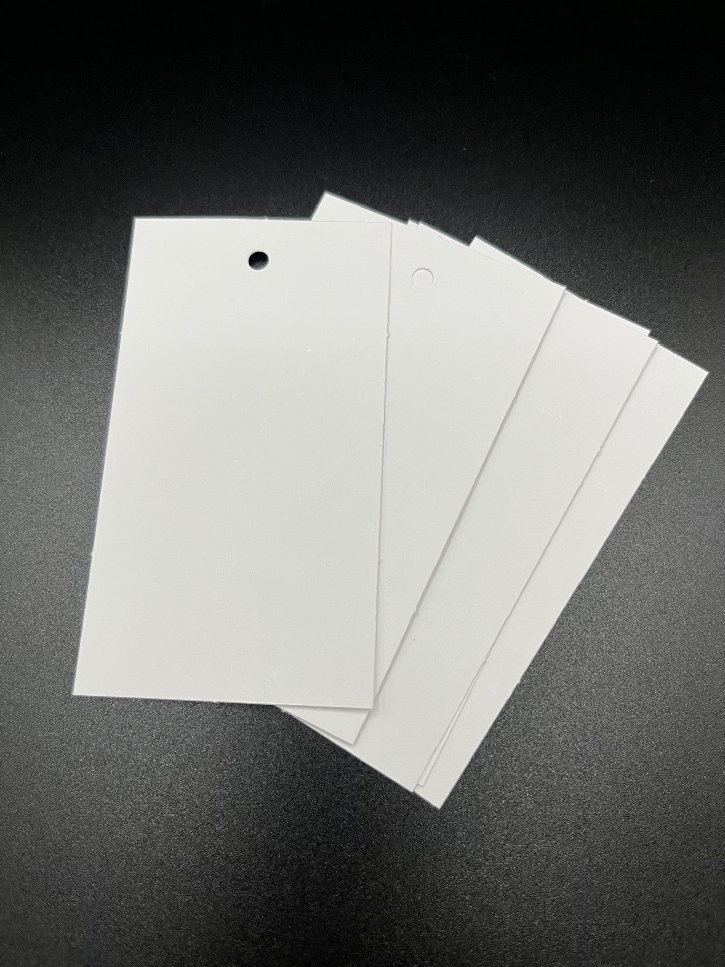 Blank card ticket various size options