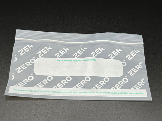 100% Plastic free resealable snack bags - Home compostable
