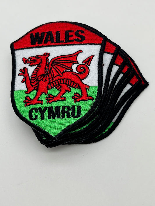 Welsh Dragon – Embroided Badge