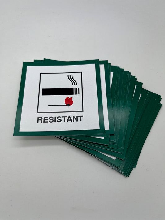 Fire Resistant / Flame Retardant Safety Labels