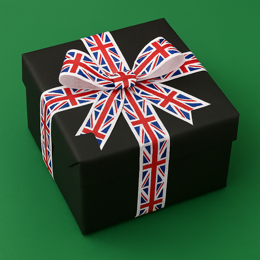 Decorative "Union flag" Ribbon for wrapping gifts/products