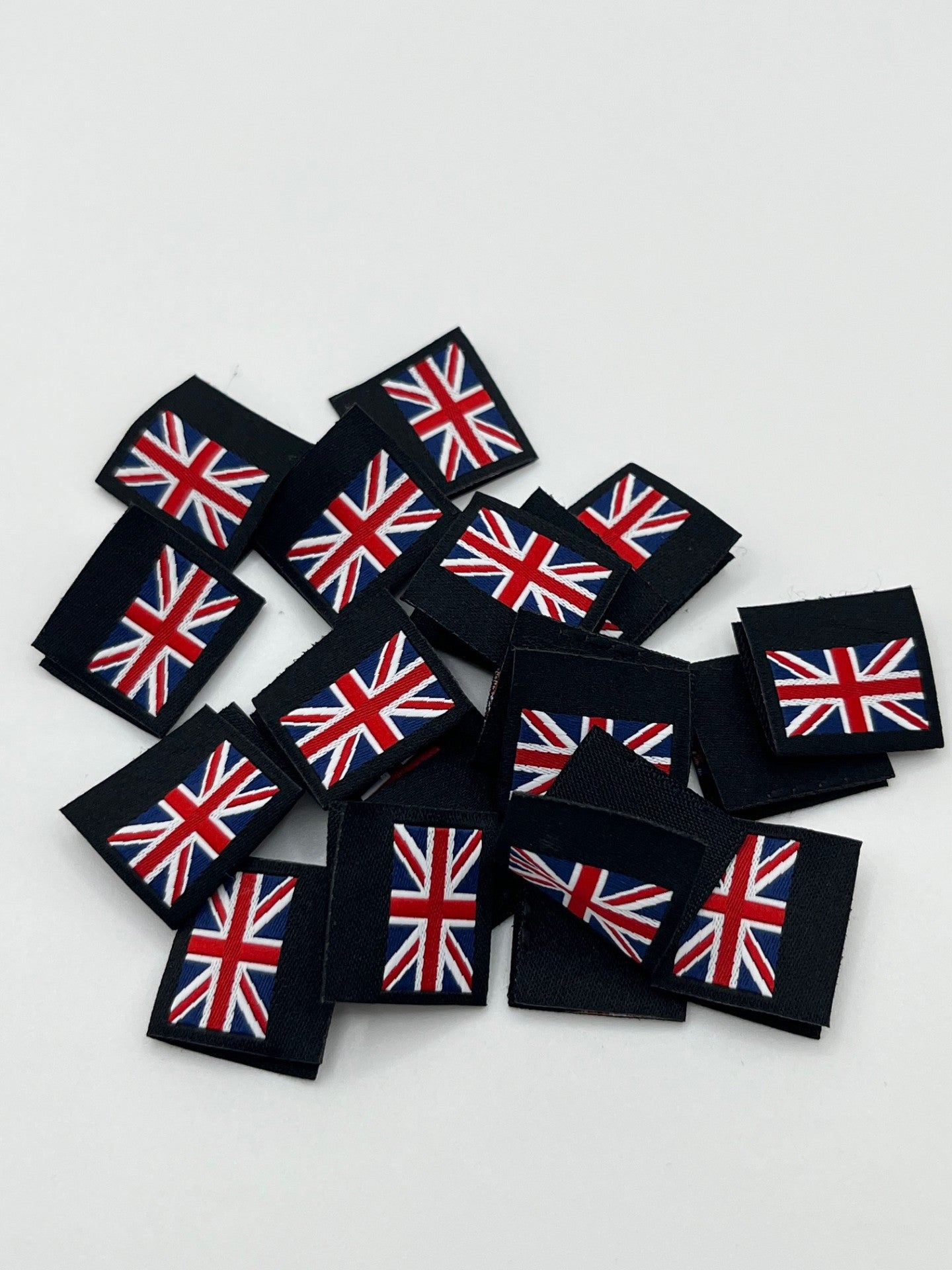 UNION FLAG – Loop Fold Garment Label (REF A77 SMALL)