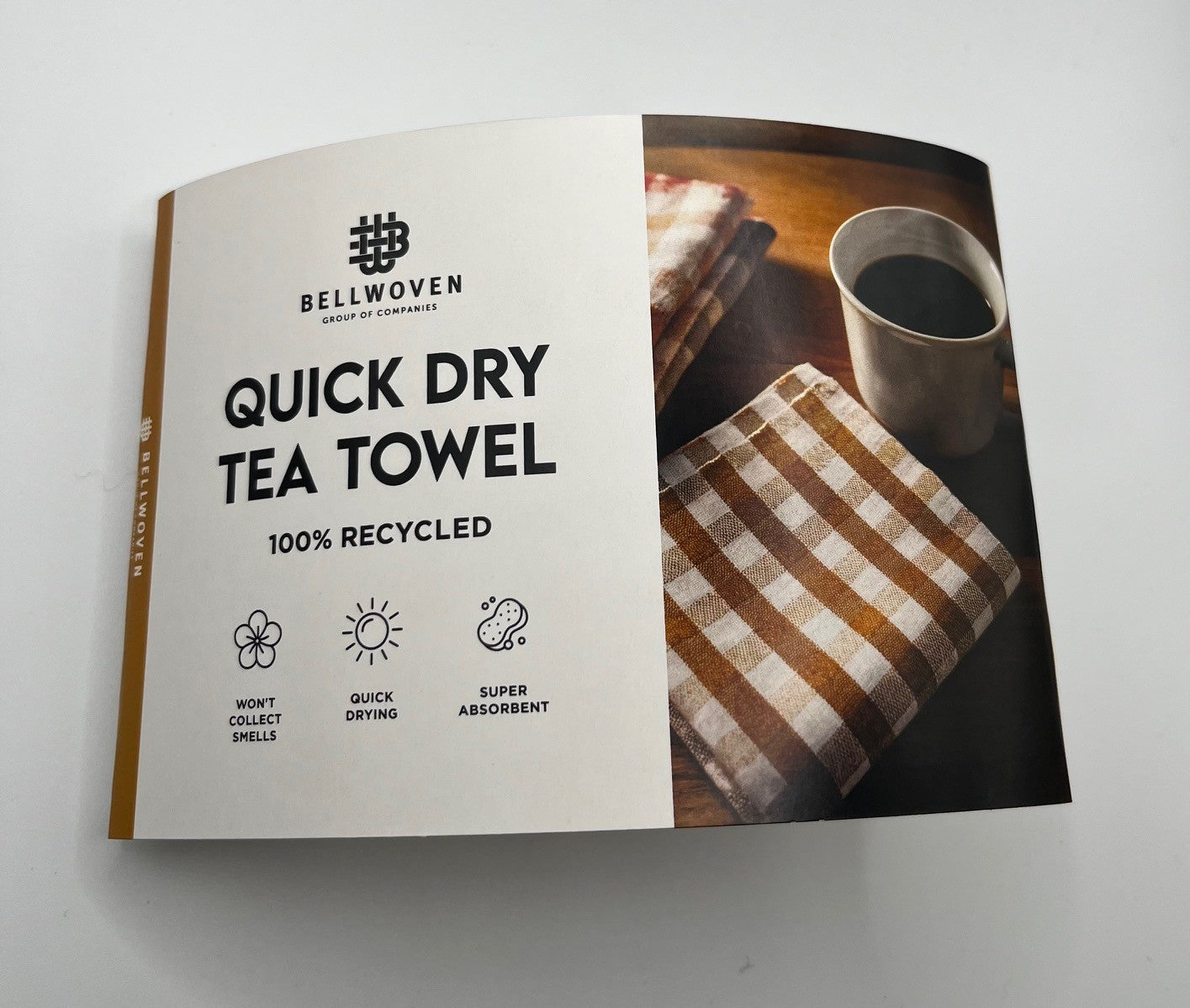 Bespoke card towel wraps non adhesive fully recyclable